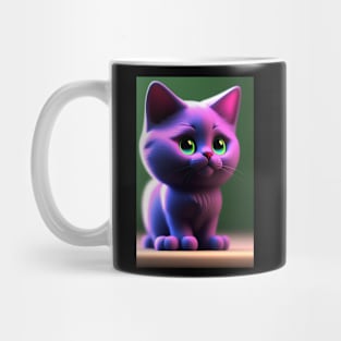 Cute cat graphic design artwork Mug